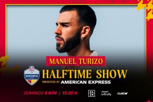 NFL announces Manuel Turizo as halftime headliner for 2026 Madrid Game