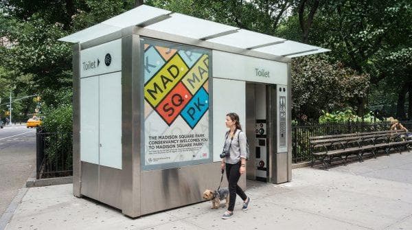 NYC new public toilets put you on the clock and the door opens when time runs out