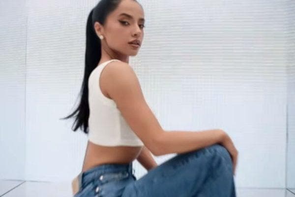 Becky G brings back the low-rise jeans that ruled 2000s fashion in new GUESS campaign