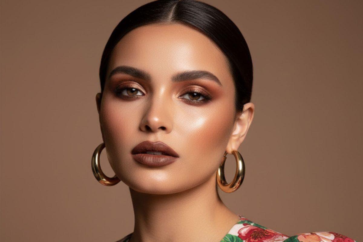Dewy, hydrated skin: The high-tech key to a modern 80s look