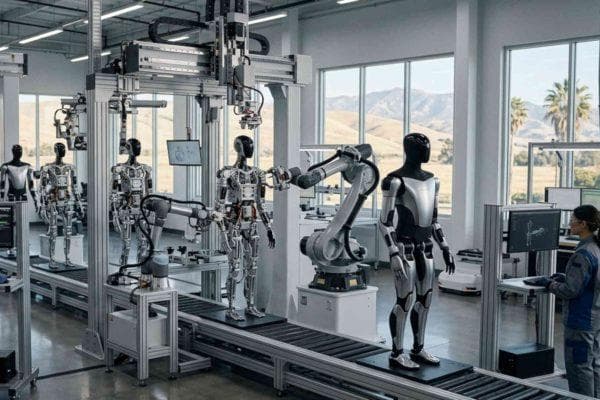 Tesla starts building Elon Musk’s humanoid robots in California but what can they actually do?