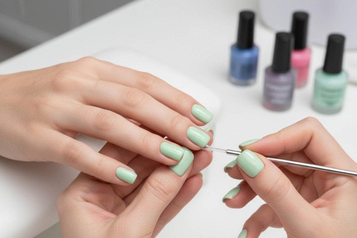 Italian manicure, the viral trick to style your short nails without using gel or acrylic