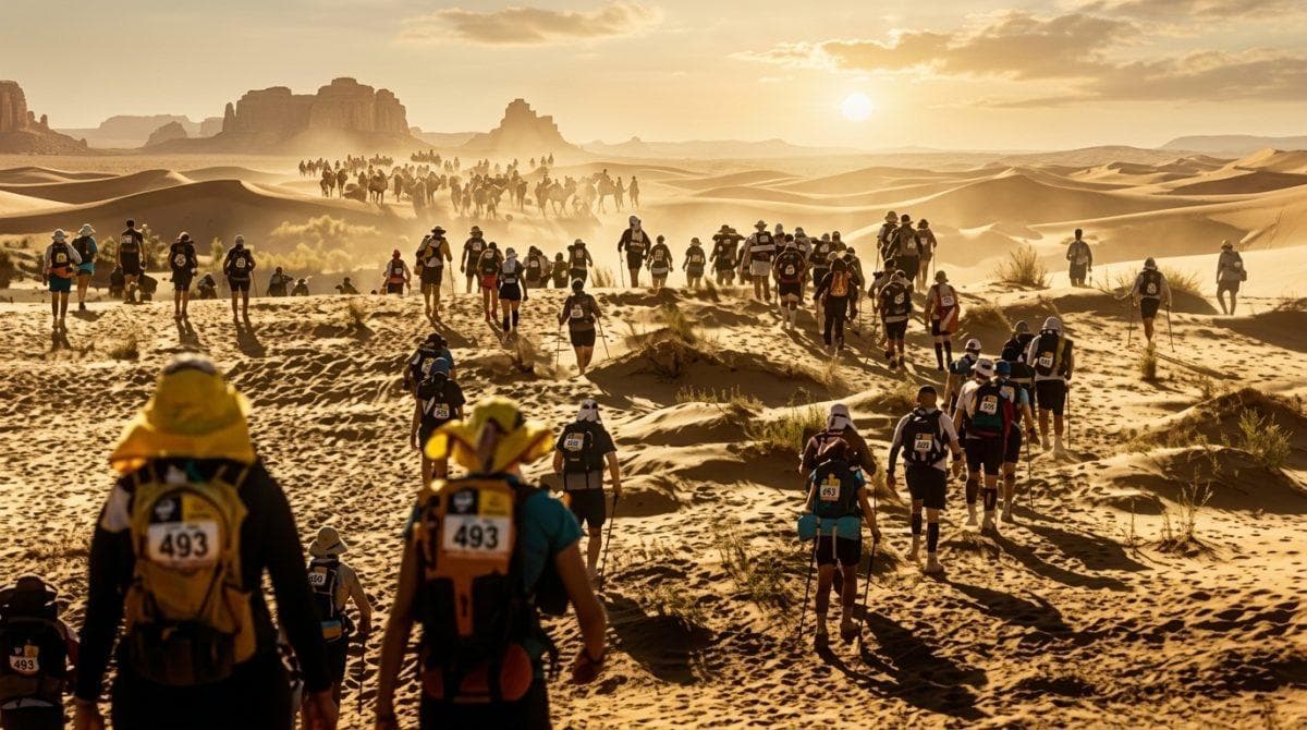 Utah runners set out to conquer the desert but a sudden storm left them with no way out