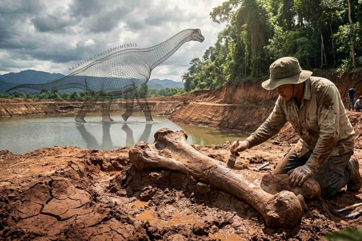 A hidden prehistoric giant emerged from the mud in Thailand and changed what scientists knew about Asian dinosaurs