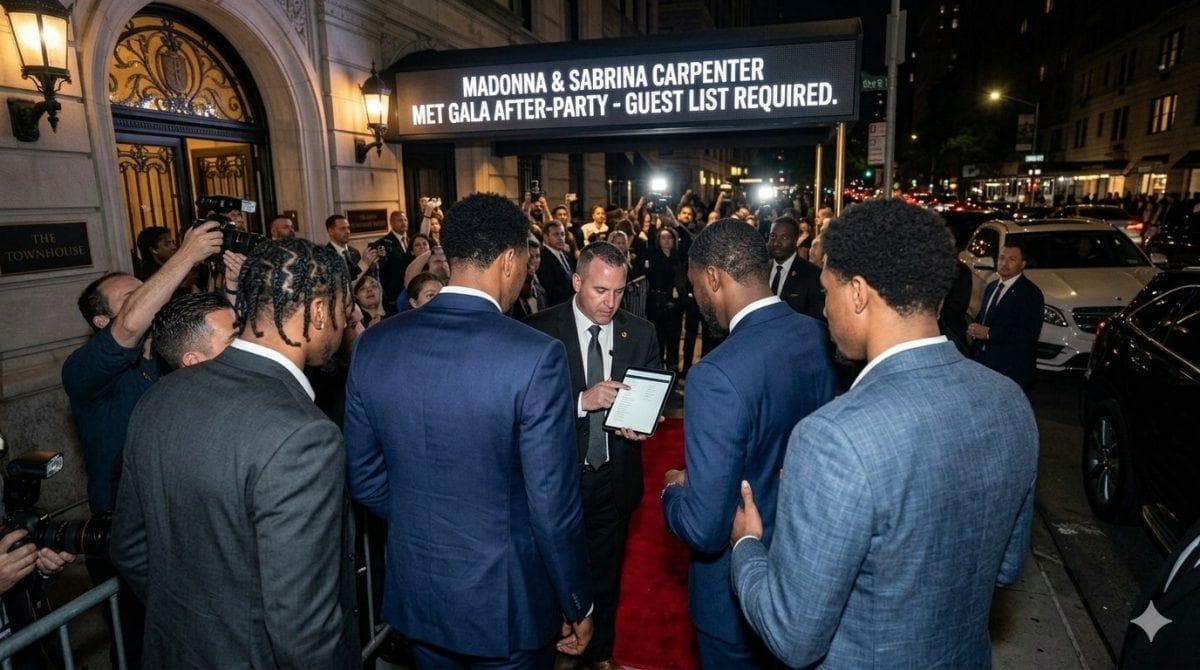 Knicks players blocked at star-studded Met Gala after-party hosted by Madonna and Sabrina Carpenter