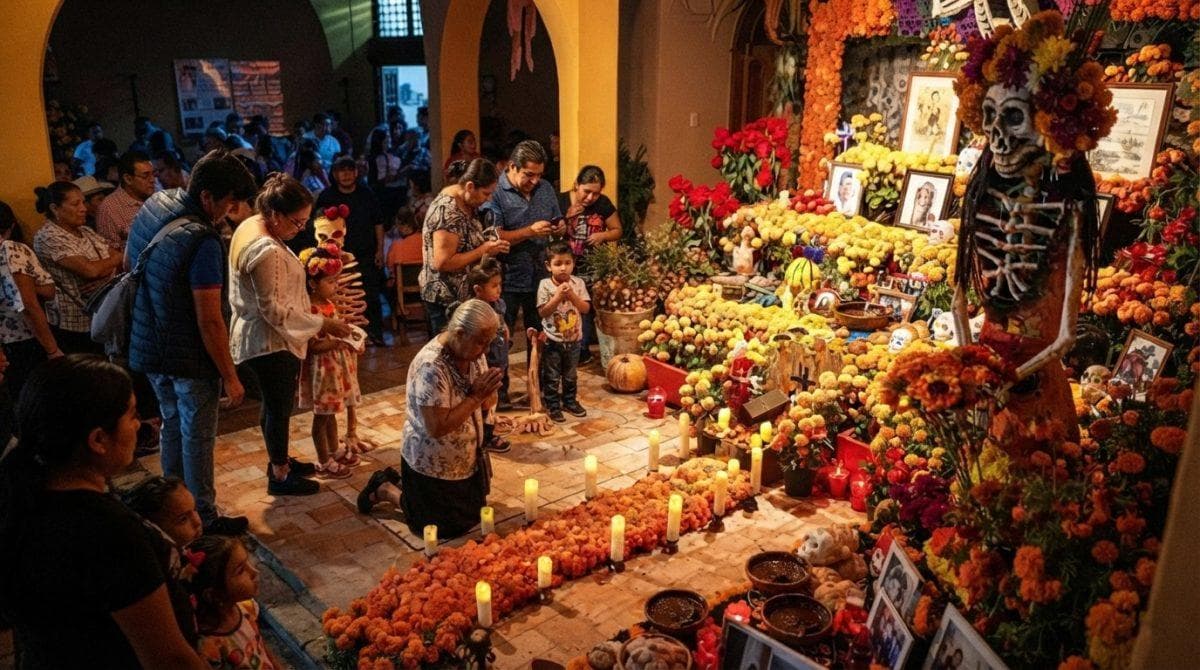 NYC honors Día de los Muertos with traditional Mexican ofrendas and a celebration for the whole family
