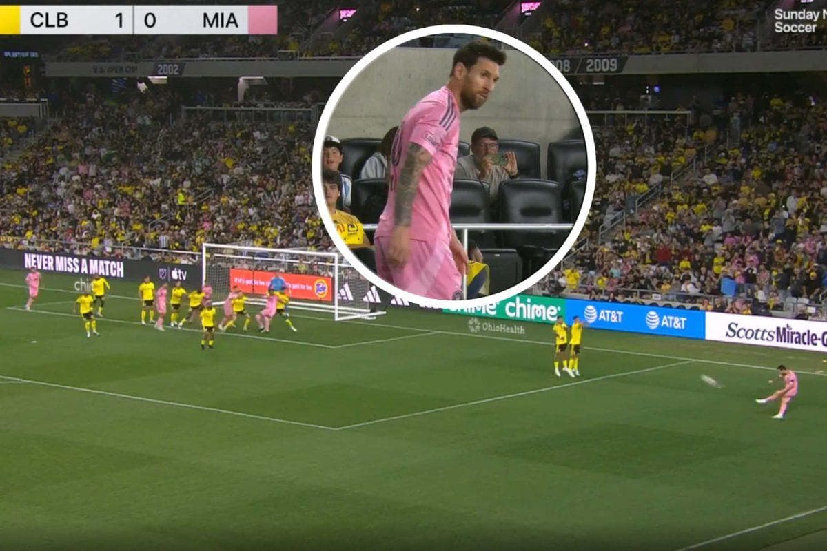 Lionel Messi may have scored the best free kick goal of his career from an almost impossible angle
