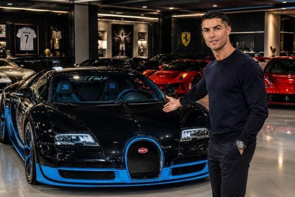 Cristiano Ronaldo has $40 million sitting in his garage and these are the cars inside