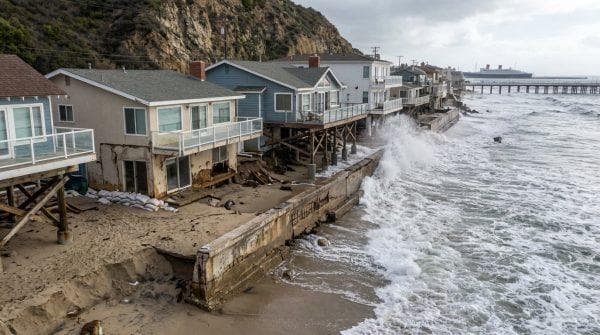 Long Beach homeowners are watching the ocean get dangerously close as the city plans a massive sand rescue