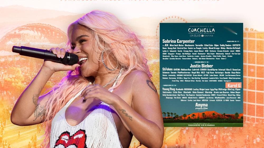 Karol G Becomes First Latina to Headline Coachella
