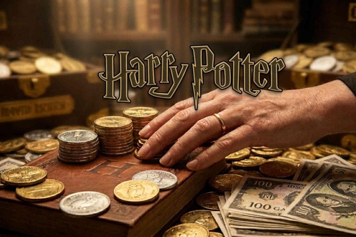 How much money J.K. Rowling will receive for the Harry Potter series and the current state of her fortune