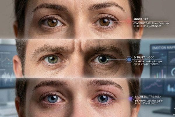Pupils don’t lie: Science reveals how your eyes betray disgust, anger and sadness