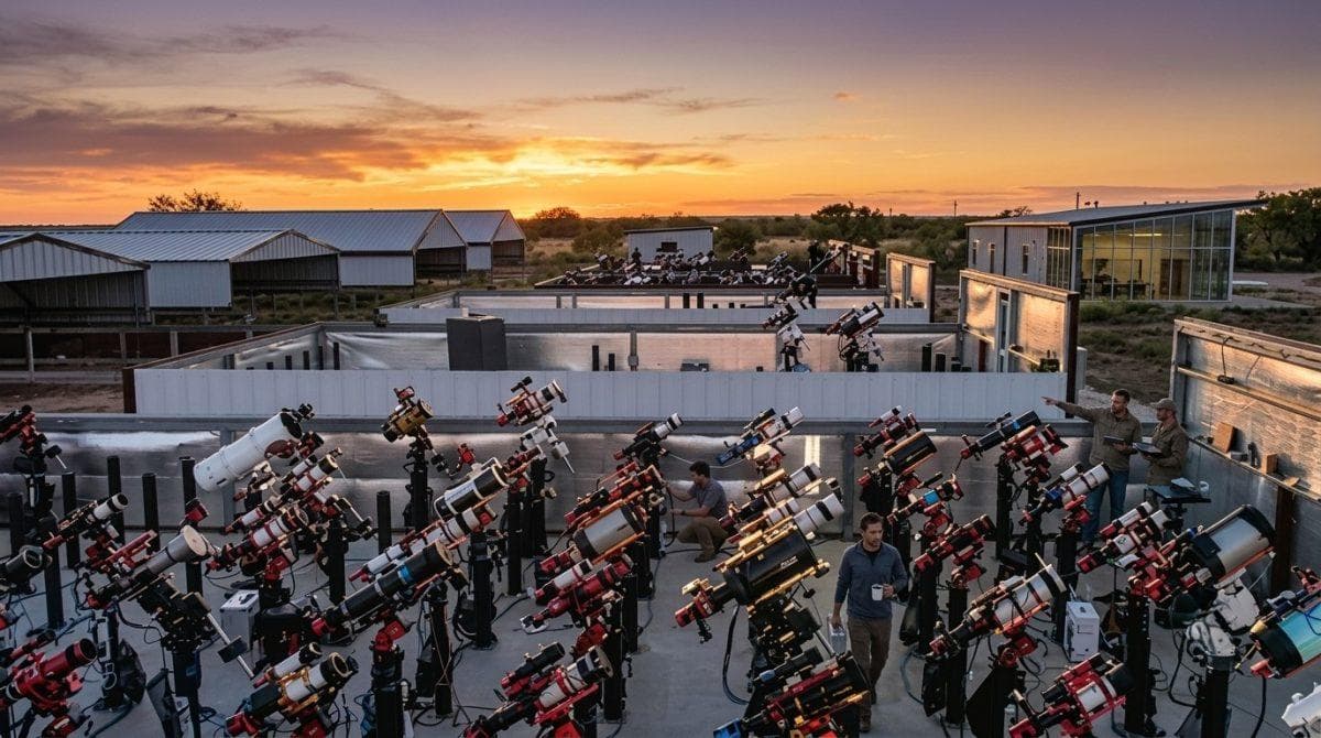 Texas dark skies turned this ranch into one of the world’s biggest telescope hubs