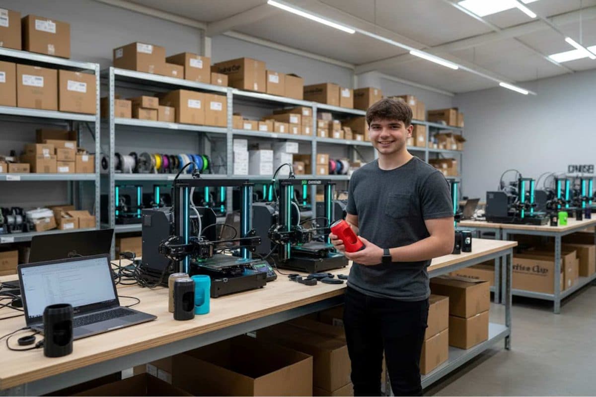 From high school to six figures, the teen who built an empire with a 3D printer