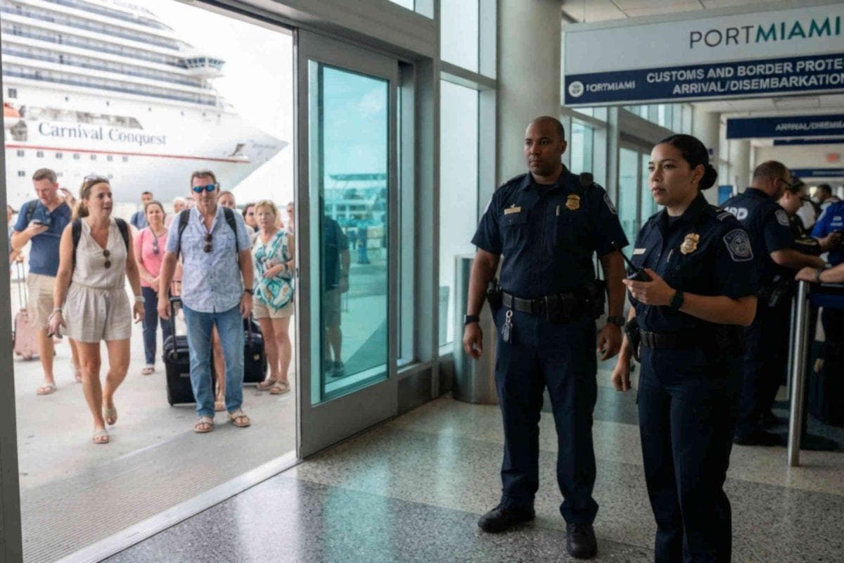 Florida Woman returns happy from her cruise vacation only to be arrested as she steps off the ship