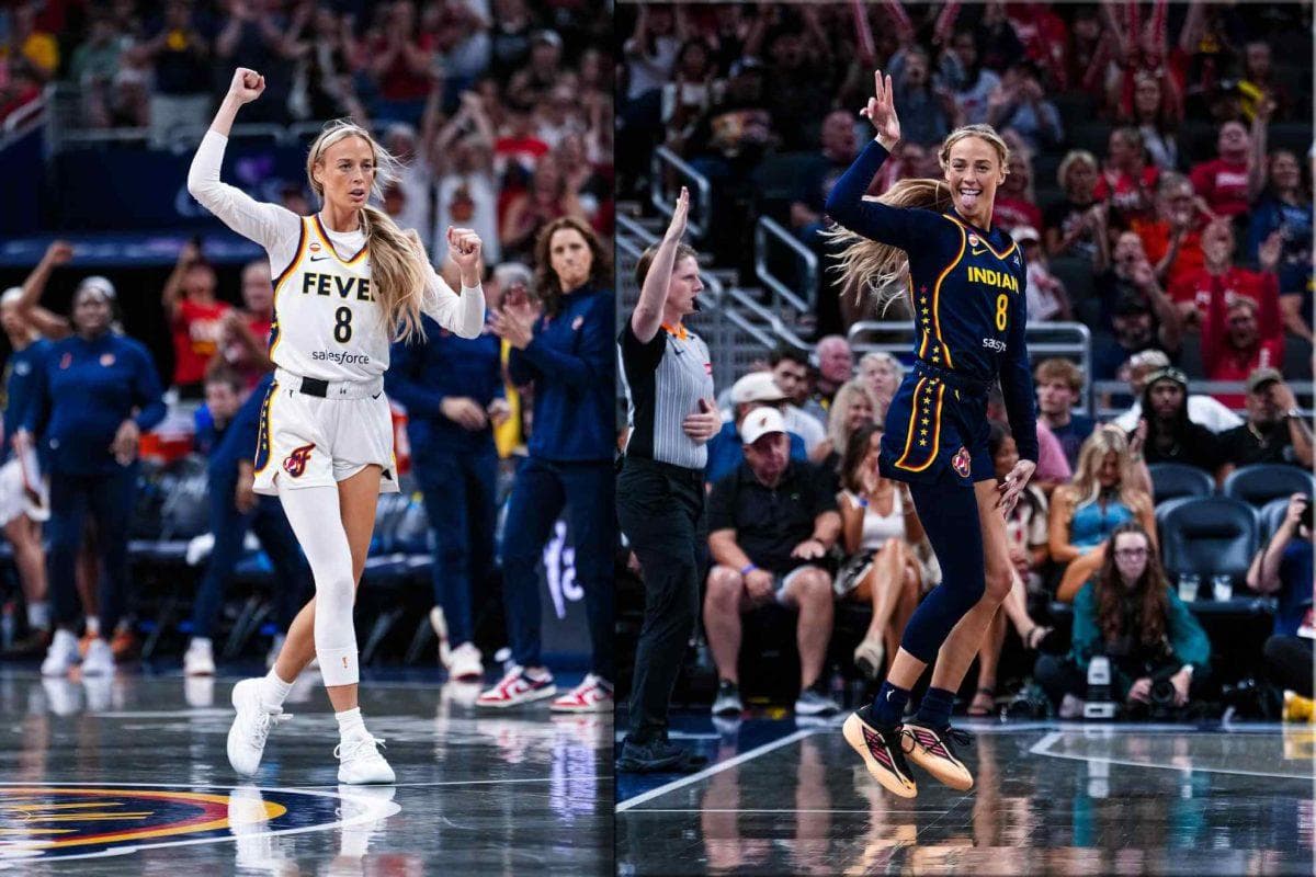 Sophie Cunningham turns heads before Fever-Sky game with a look far from her usual uniform
