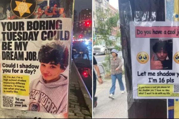NYC teen spends $500 asking strangers for work only to get more than he bargained for