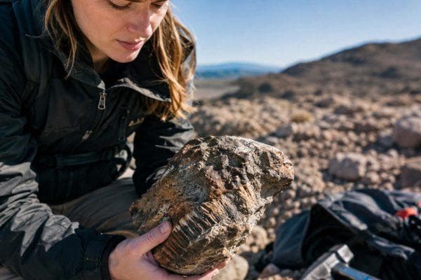 California scientist thought she found a strange rock until photos revealed something prehistoric