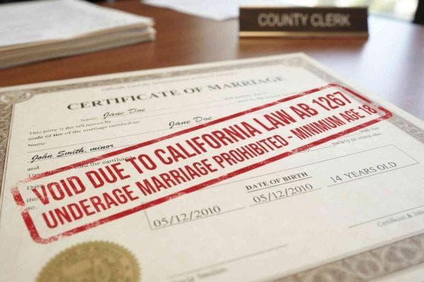 California closes the door on marriage before 18 while dozens of states still allow exceptions