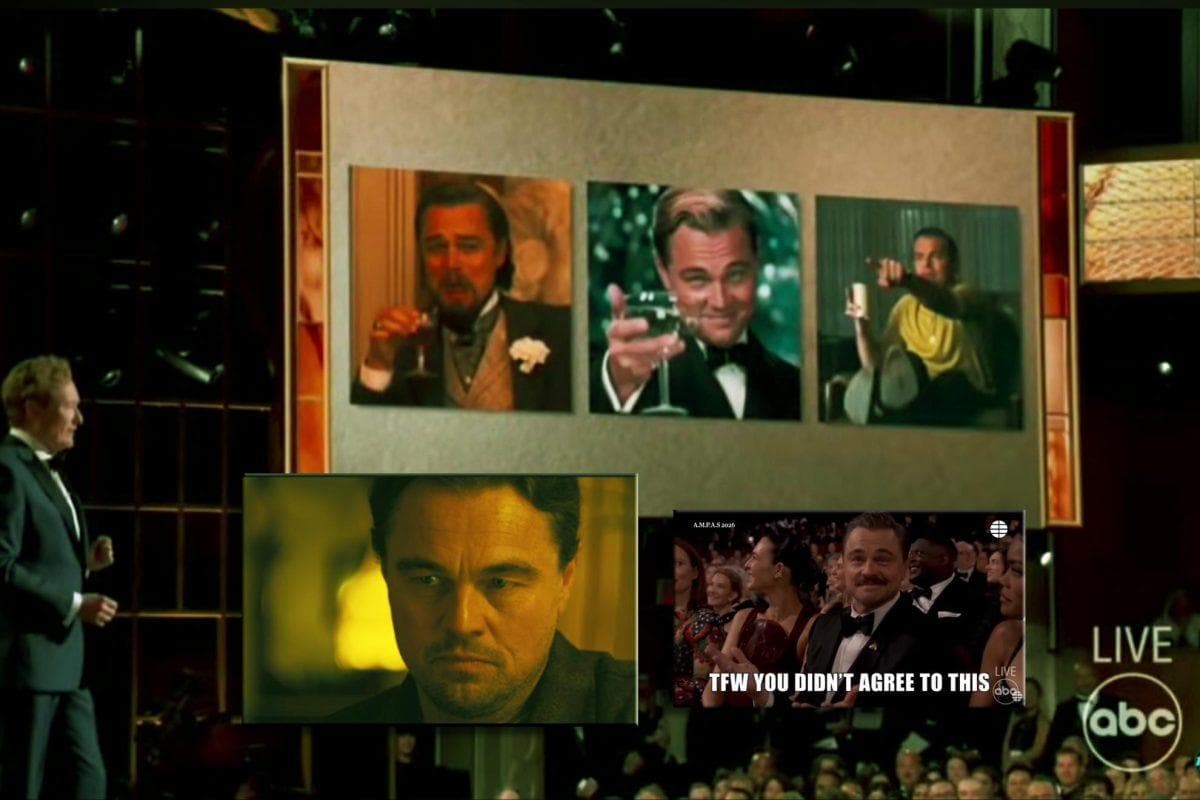 The gesture that broke the internet: How Conan O’brien turned Dicaprio into the ultimate Oscars meme