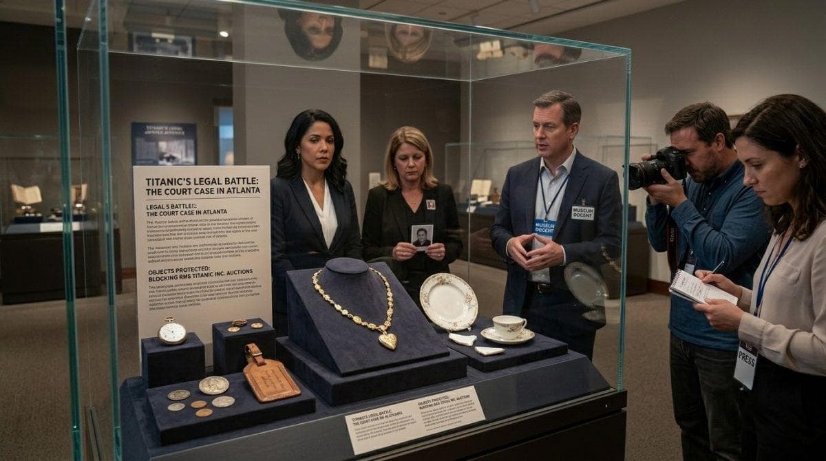 Titanic treasures worth millions could disappear from the market after legal fight