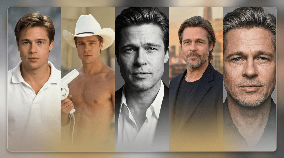 Brad Pitt at 62, the moments that turned him into a Hollywood legend