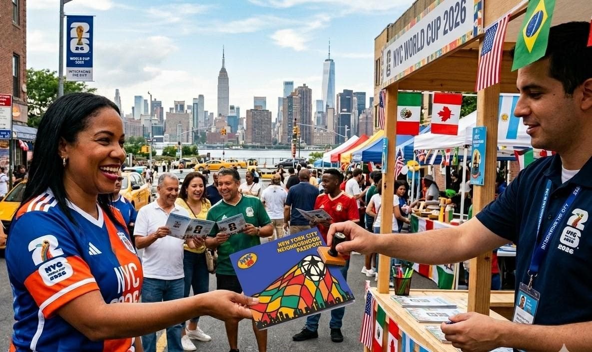 The 2026 World Cup experience in New York is going far beyond the stadium with a massive neighborhood passport initiative