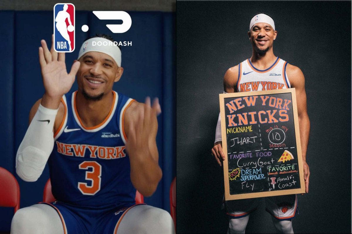 Knicks Josh Hart gets NBA championship trophy braided into his hair