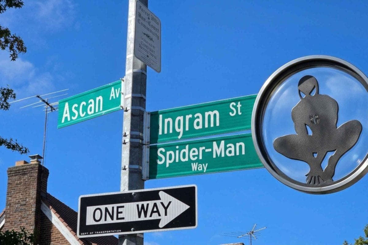 Spider-Man finally gets his own street in Queens and the location is no coincidence