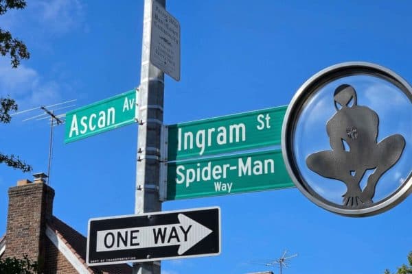 Spider-Man finally gets his own street in Queens and the location is no coincidence