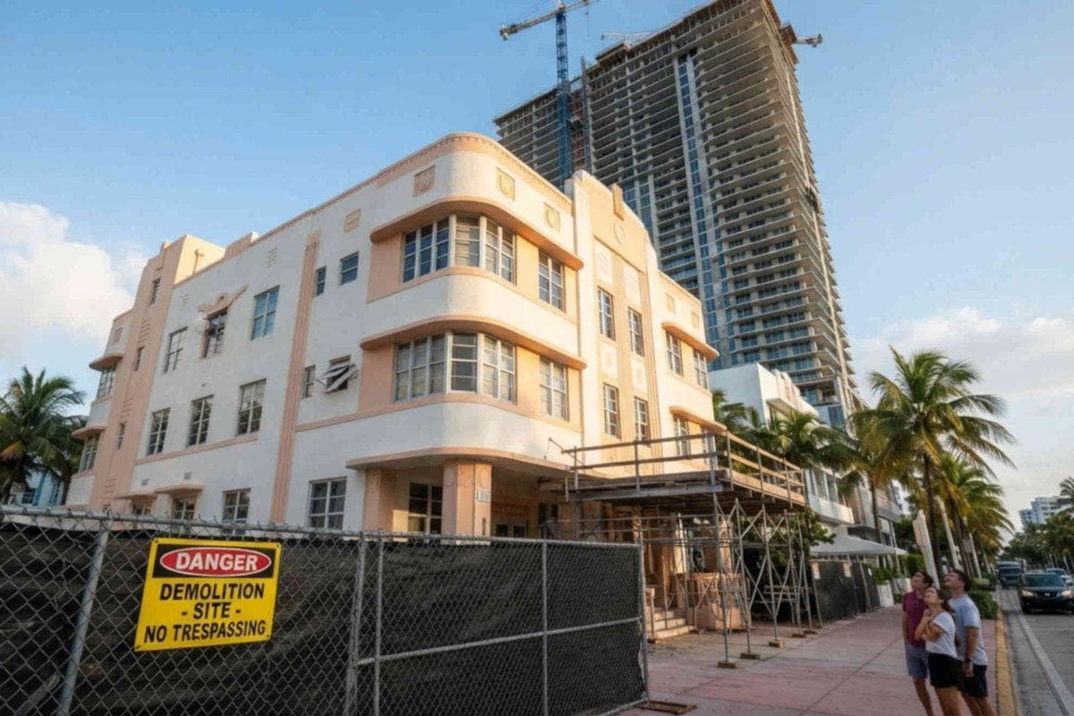 Miami Beach historic hotel faces demolition as a new condo tower moves closer