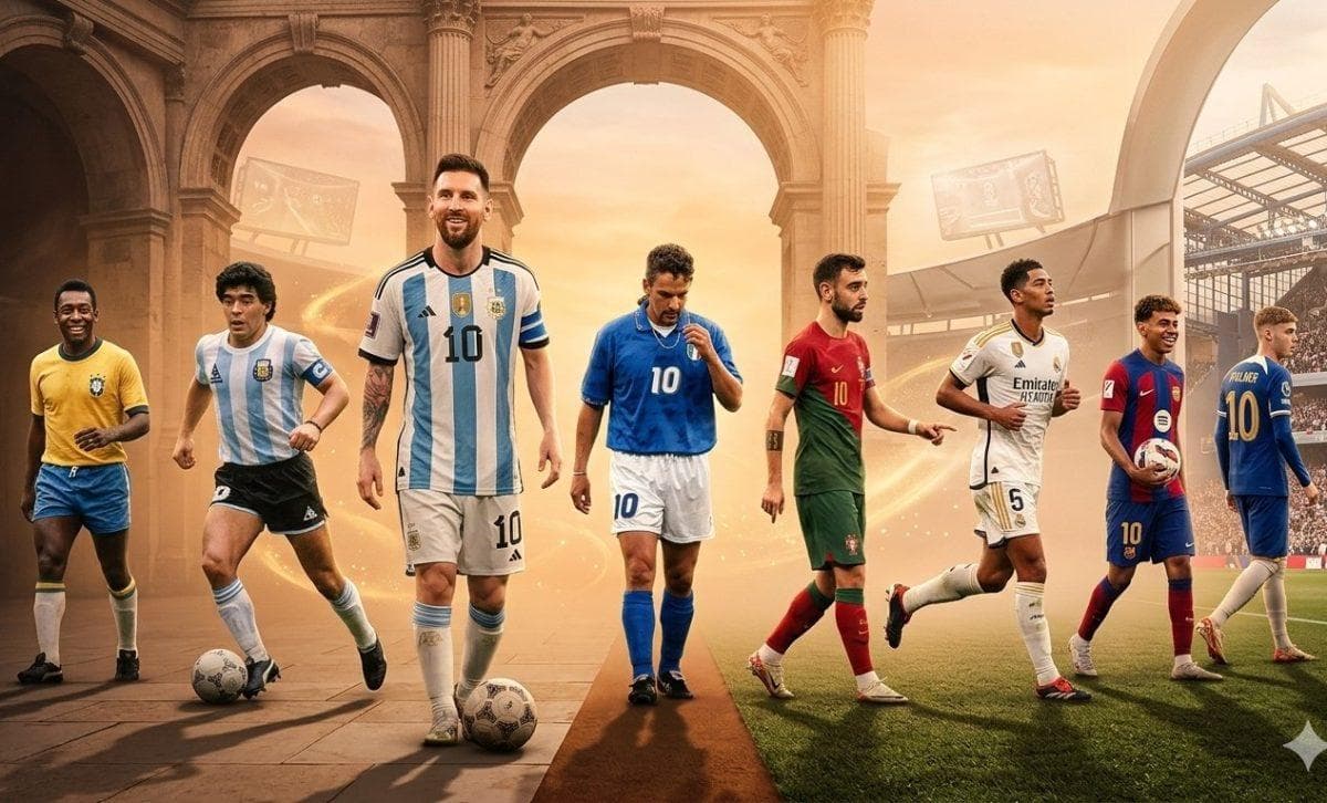 The greatest number 10s in football history from past legends to modern icons