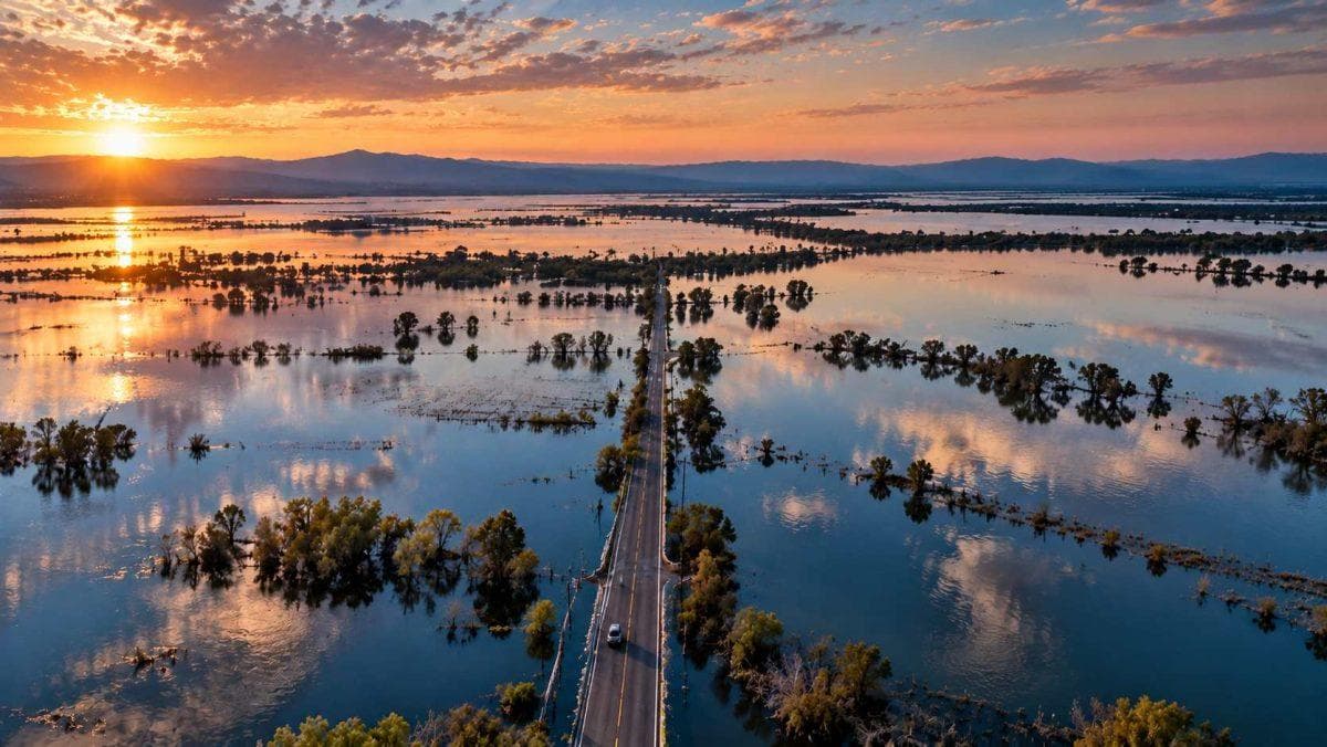 California giant lake suddenly returns after 130 years after extreme weather