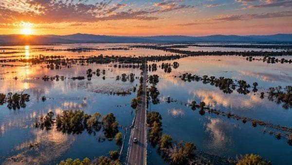 California giant lake suddenly returns after 130 years after extreme weather