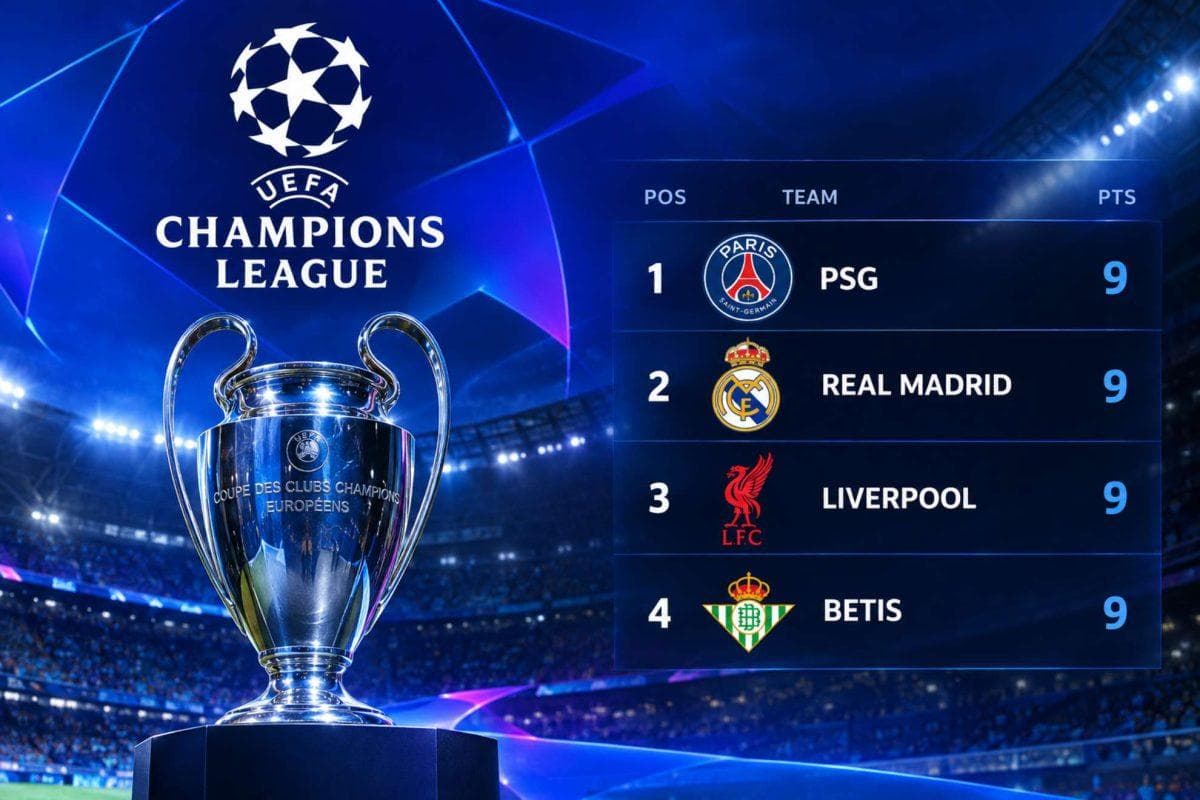 Champions League standings shake up after Matchday 3 as Europe’s biggest clubs fight for position