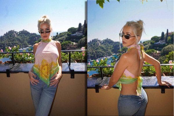 Christina Aguilera gives fans a bathtub selfie with just two emojis covering her up ahead of Halloween