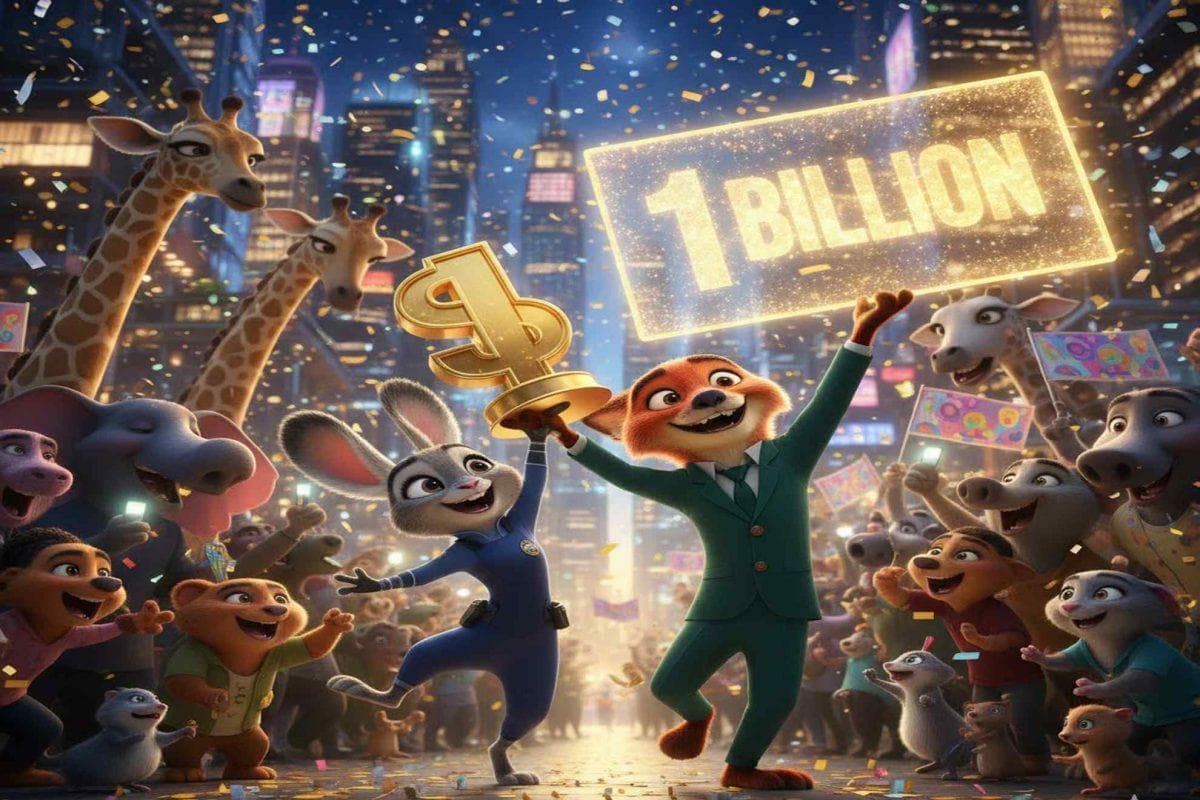 Zootopia 2 enters the elite billion dollar club as Disneys unstoppable global hit