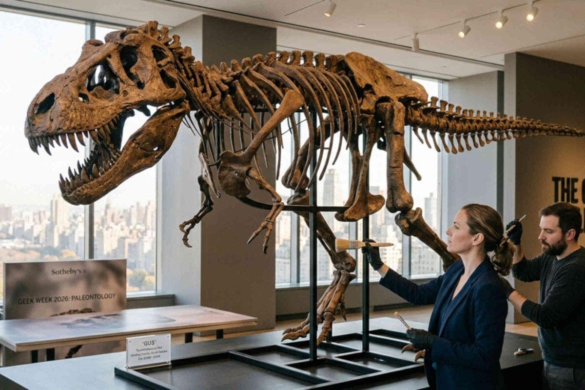 This giant T. Rex fossil survived prehistoric battles, now it could fetch $30 million in NYC