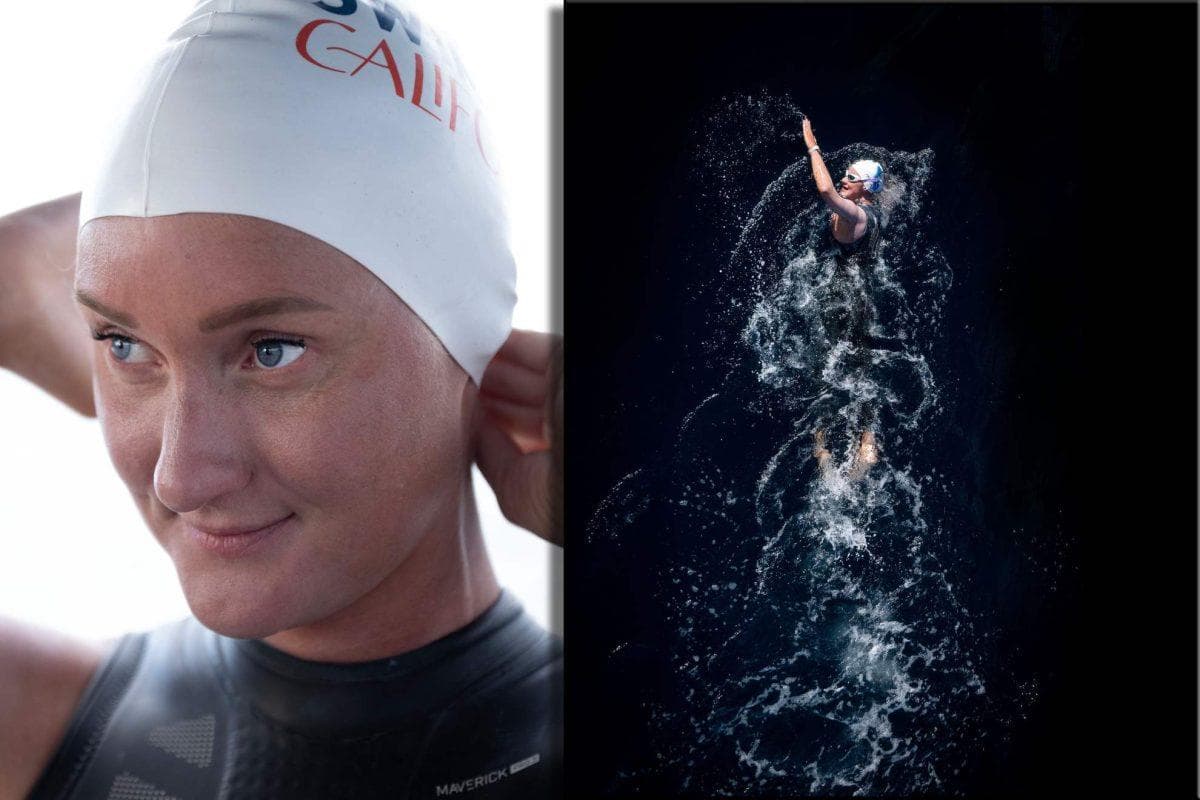 California woman discovered a bigger threat in the water after swimming 900 miles past sharks and a hurricane