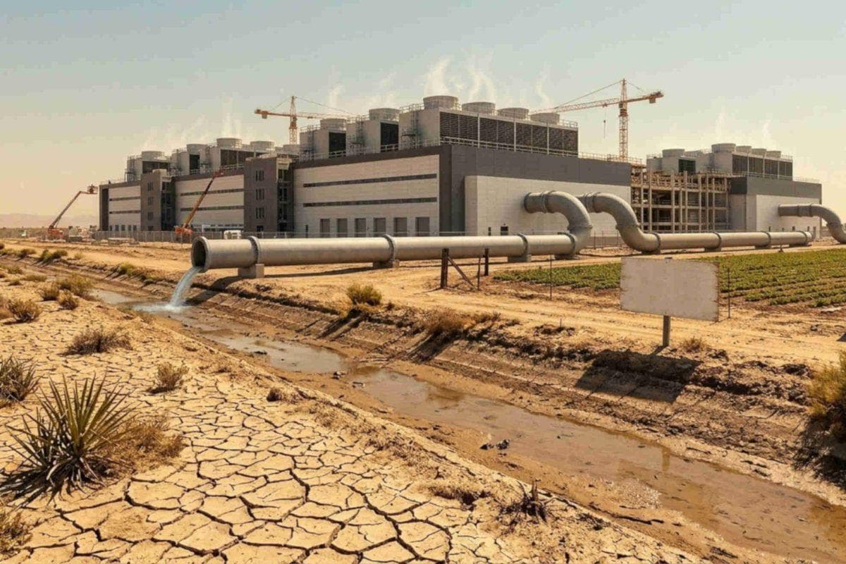 A new tech expansion in Southern California is raising alarms over water shortages and drought risks